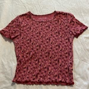 AE floral pink top